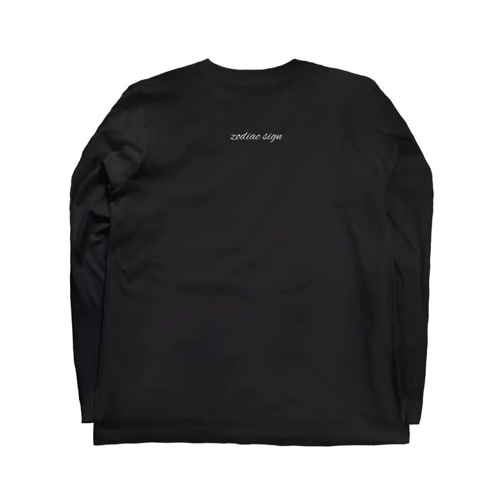 zodiac signのsurf log T (black) ロングスリーブTシャツの裏面