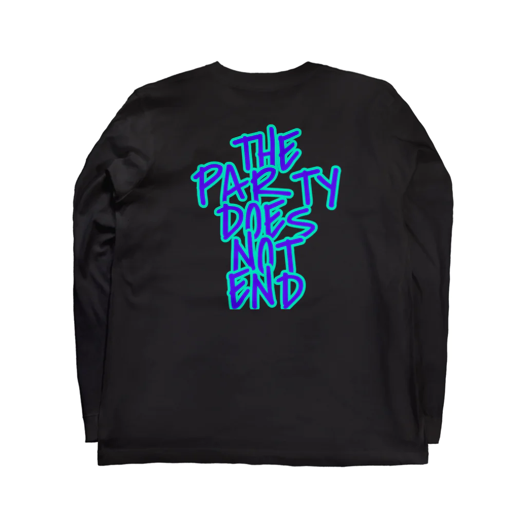 THE PARTY DOES NOT ENDのSTREET LOGO Long Sleeve T-Shirt :back