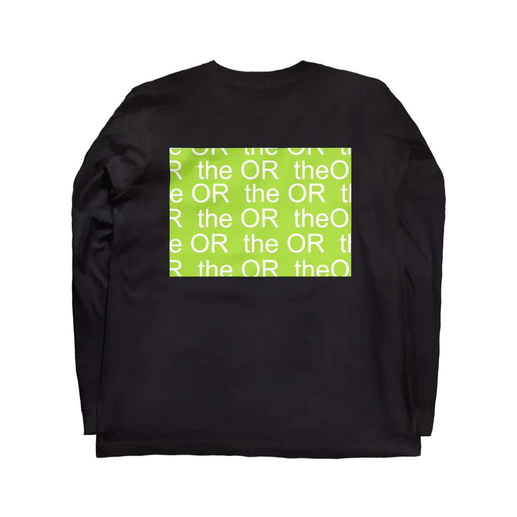 THE ORのTHE OR ロングスリーブTシャツ1 Long Sleeve T-Shirt :back