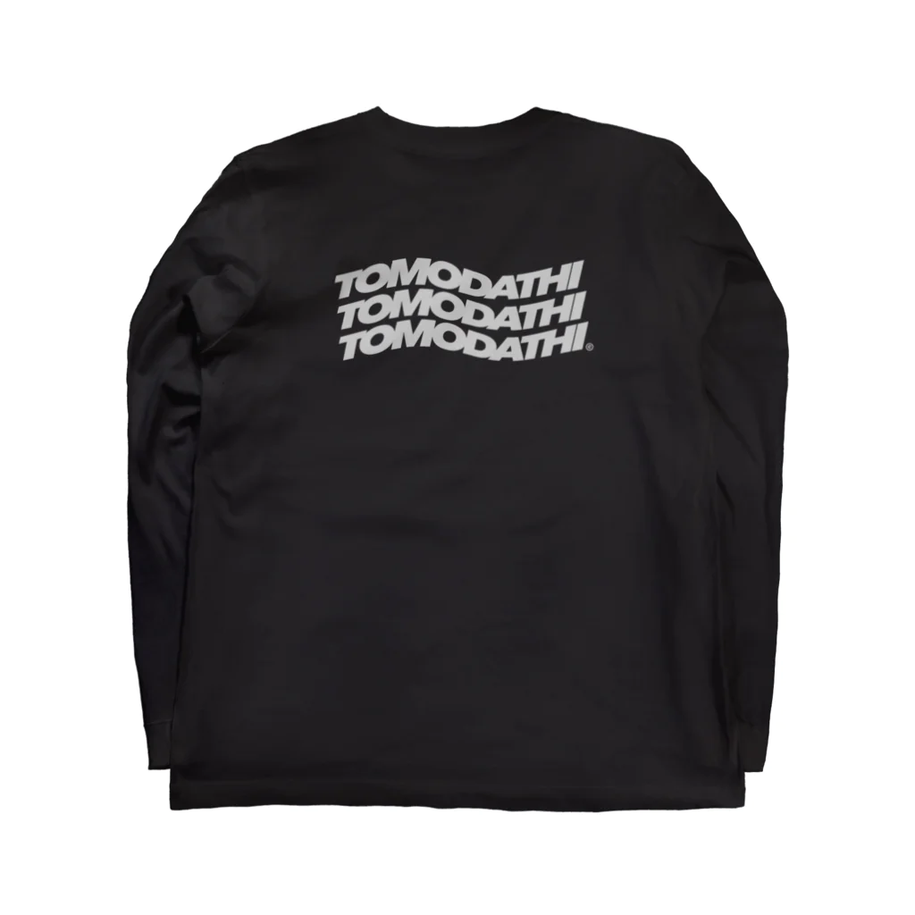 KOJI OSHIRO_WEB STOREのTOMODATHI BLACK×GRAY ロングスリーブTシャツの裏面