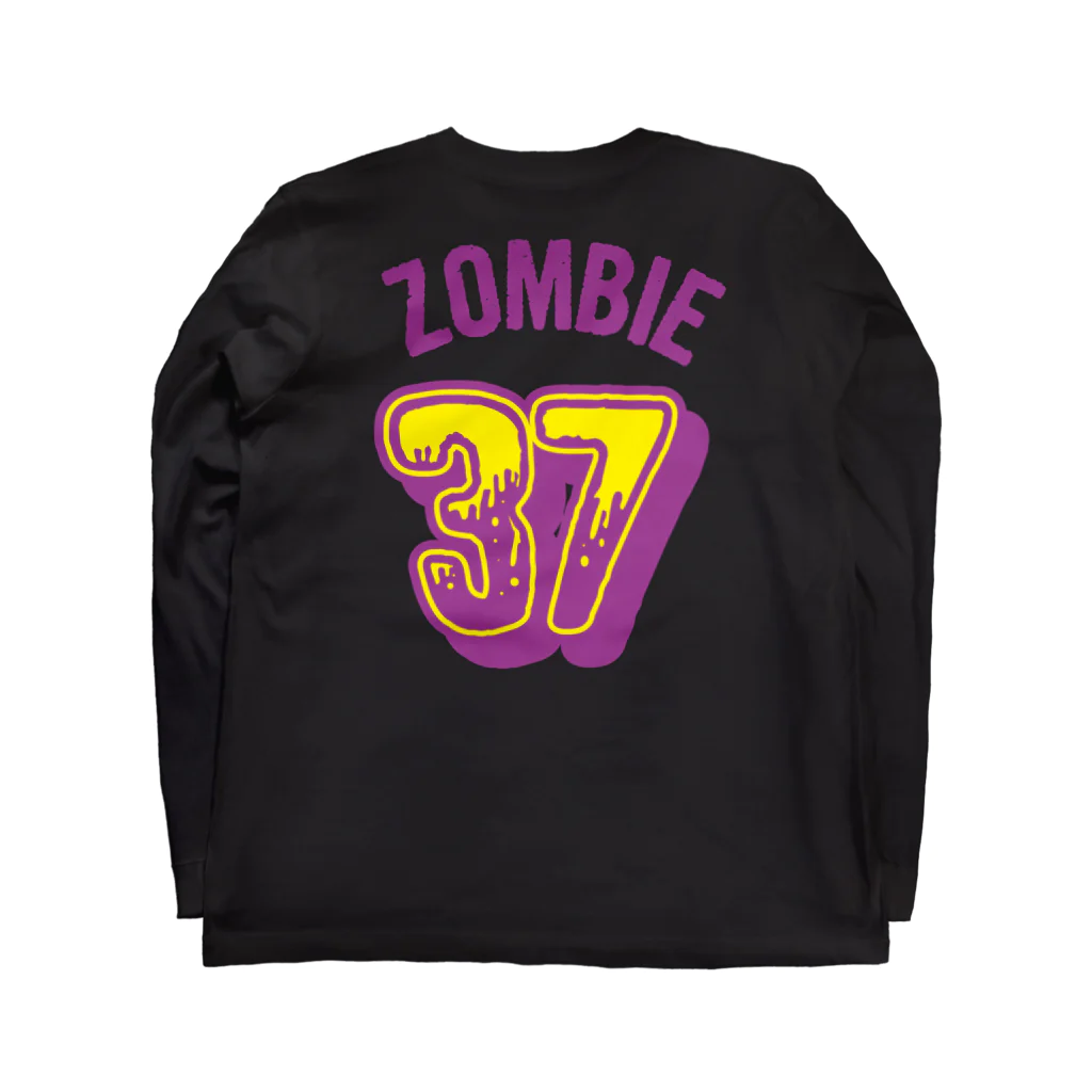 SAUNA ZOMBIESのSAUNAZOMBIES -BASEBALL LONG SLEEVE T - ロングスリーブTシャツの裏面