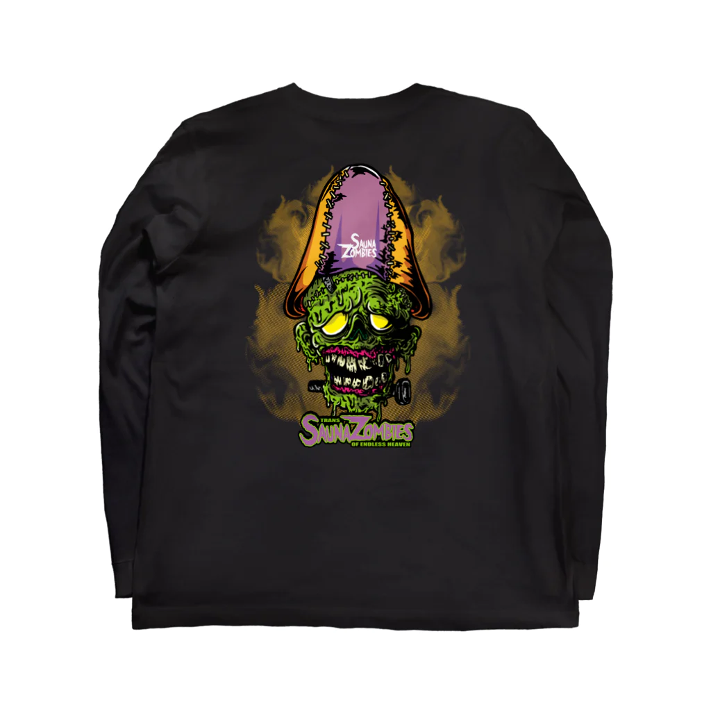 SAUNA ZOMBIESのSAUNAZOMBIES -CARTOON FRANKEN LONG SLEEVET - Long Sleeve T-Shirt :back