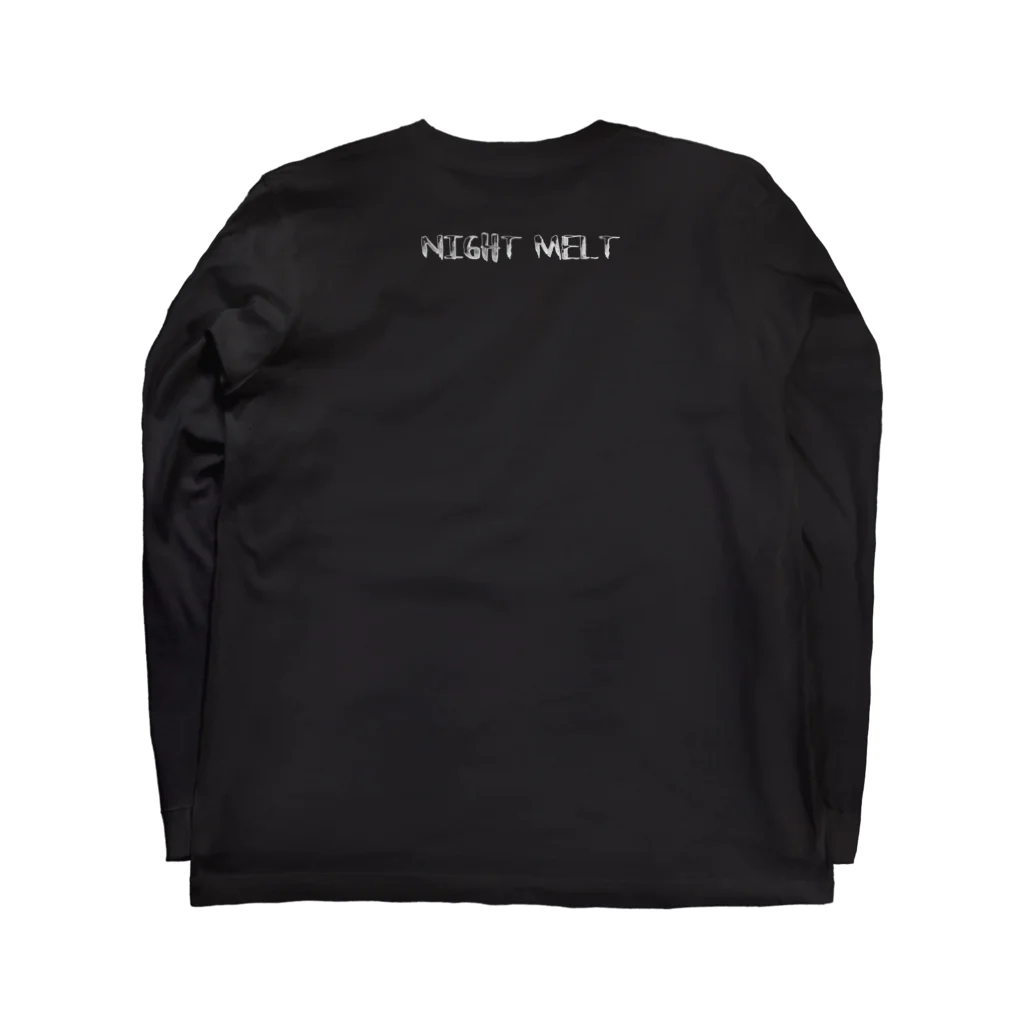 night meltのnight melt ロンT 롱 슬리브 티셔츠の裏面