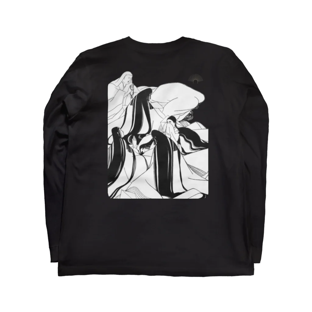 LONQUANのLONQUAN 日本画 ロンＴ  Long Sleeve T-Shirt :back