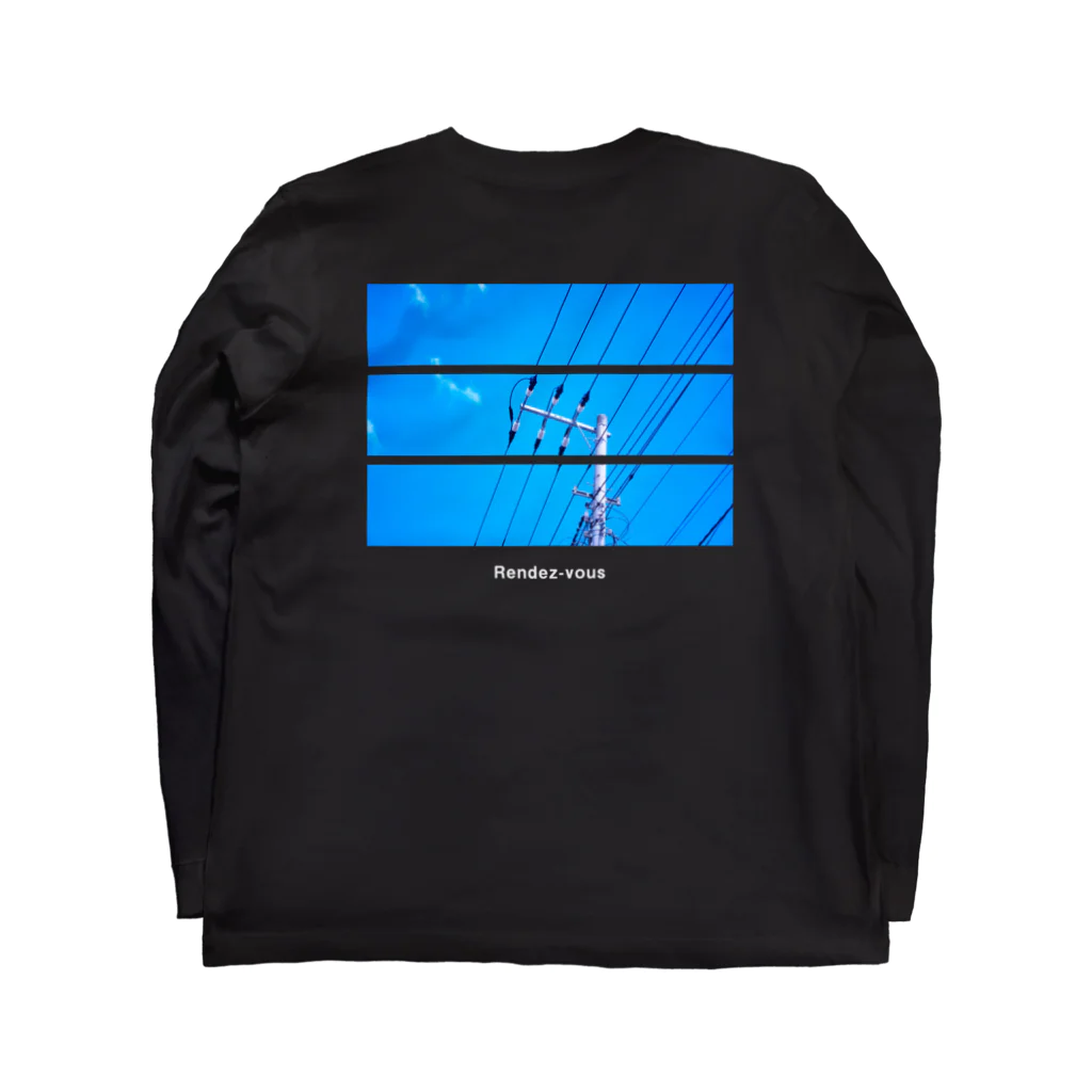 BurnriceのRendez-vous （black） Long Sleeve T-Shirt :back