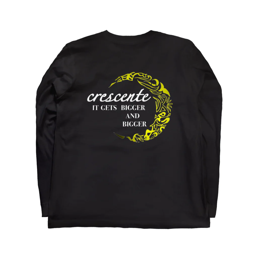 crescente  （クレシェンテ）のbigger and bigger Long Sleeve T-Shirt :back