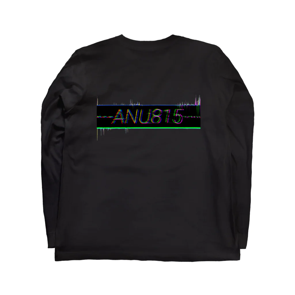 waffle_studio：sasami_shitの---ANU815---glitch ロングスリーブTシャツの裏面