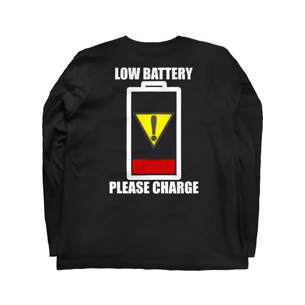 AURA_HYSTERICAのLOW_BATTERY ロングスリーブTシャツの裏面