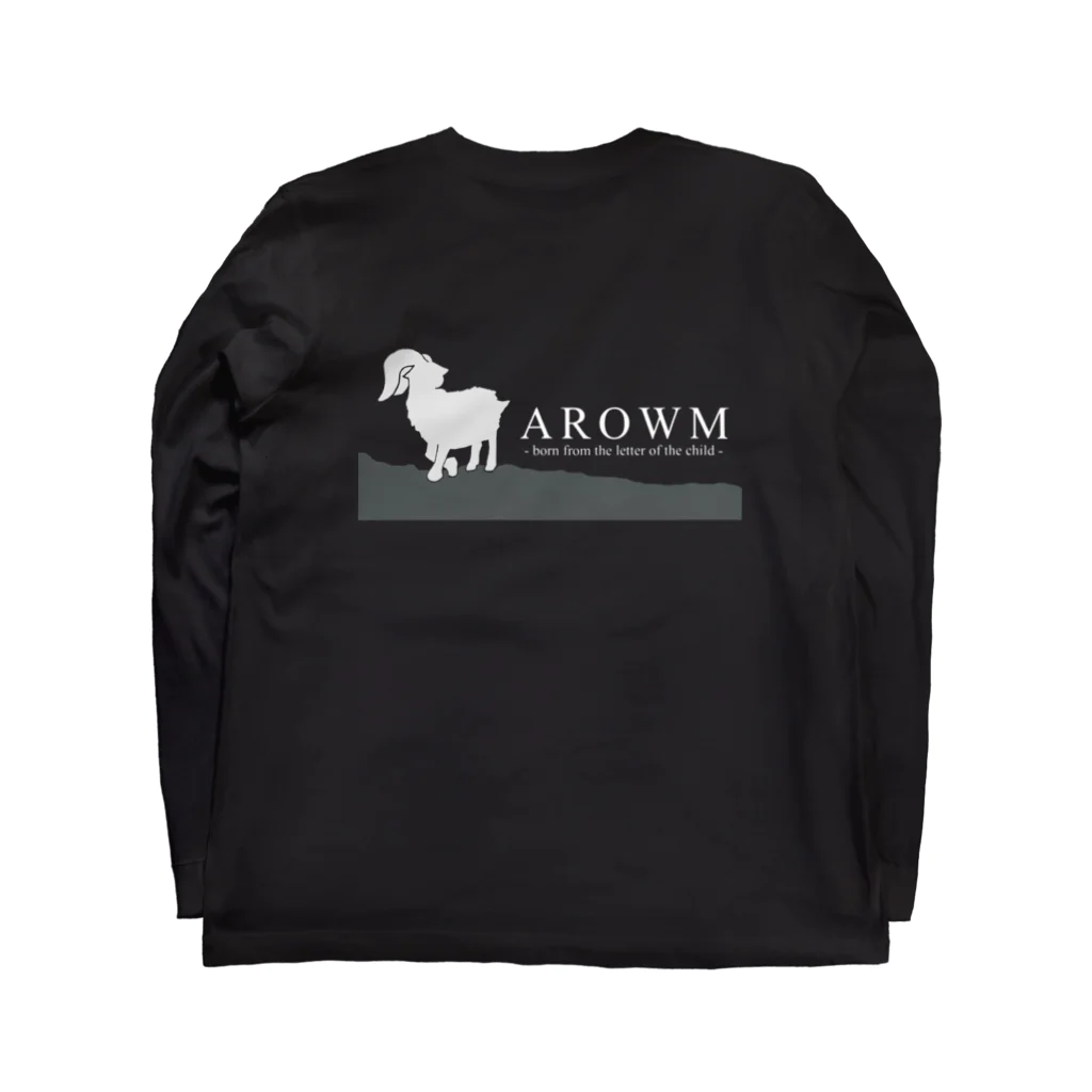 AROWMのAROWM 롱 슬리브 티셔츠の裏面