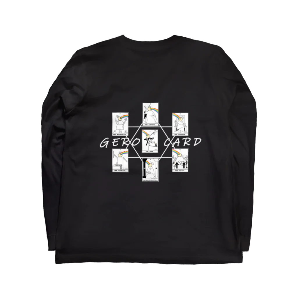 nijicatのGEROTヘキサグラム2 Long Sleeve T-Shirt :back