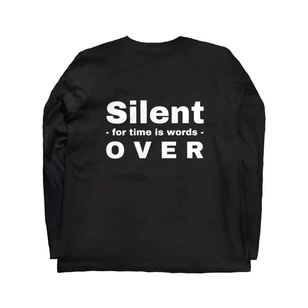 silent overのSilent overロンT ロングスリーブTシャツの裏面