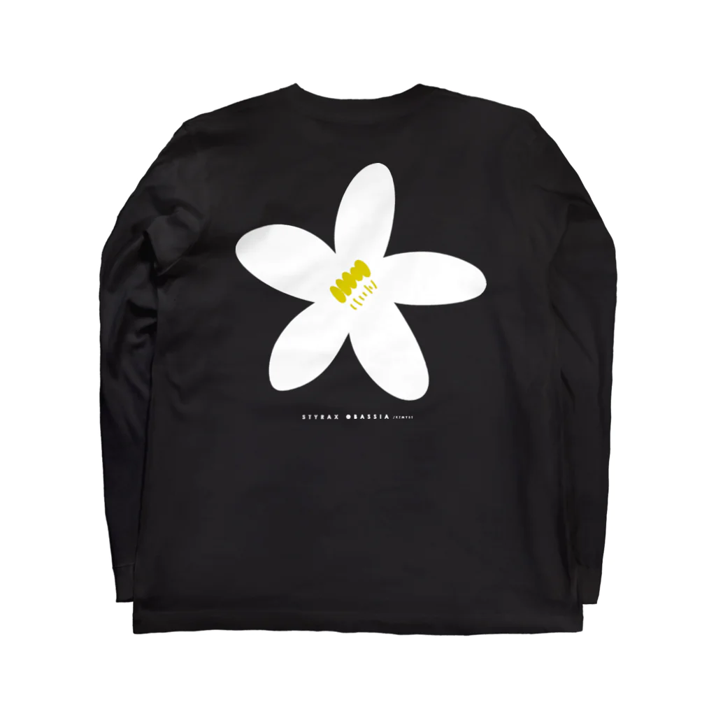 yosのFlower - MAY ロングスリーブTシャツの裏面