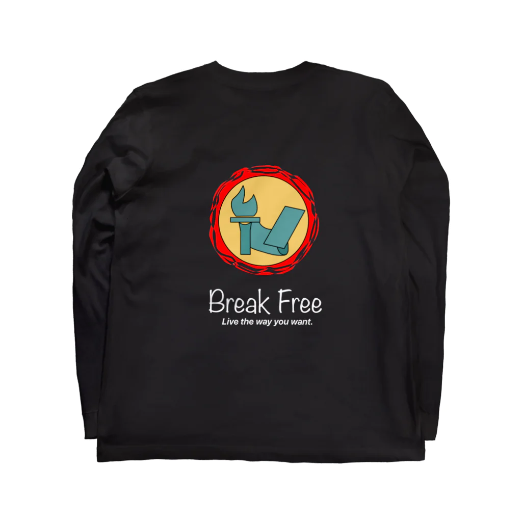 breakfreeの02 ロングスリーブTシャツの裏面