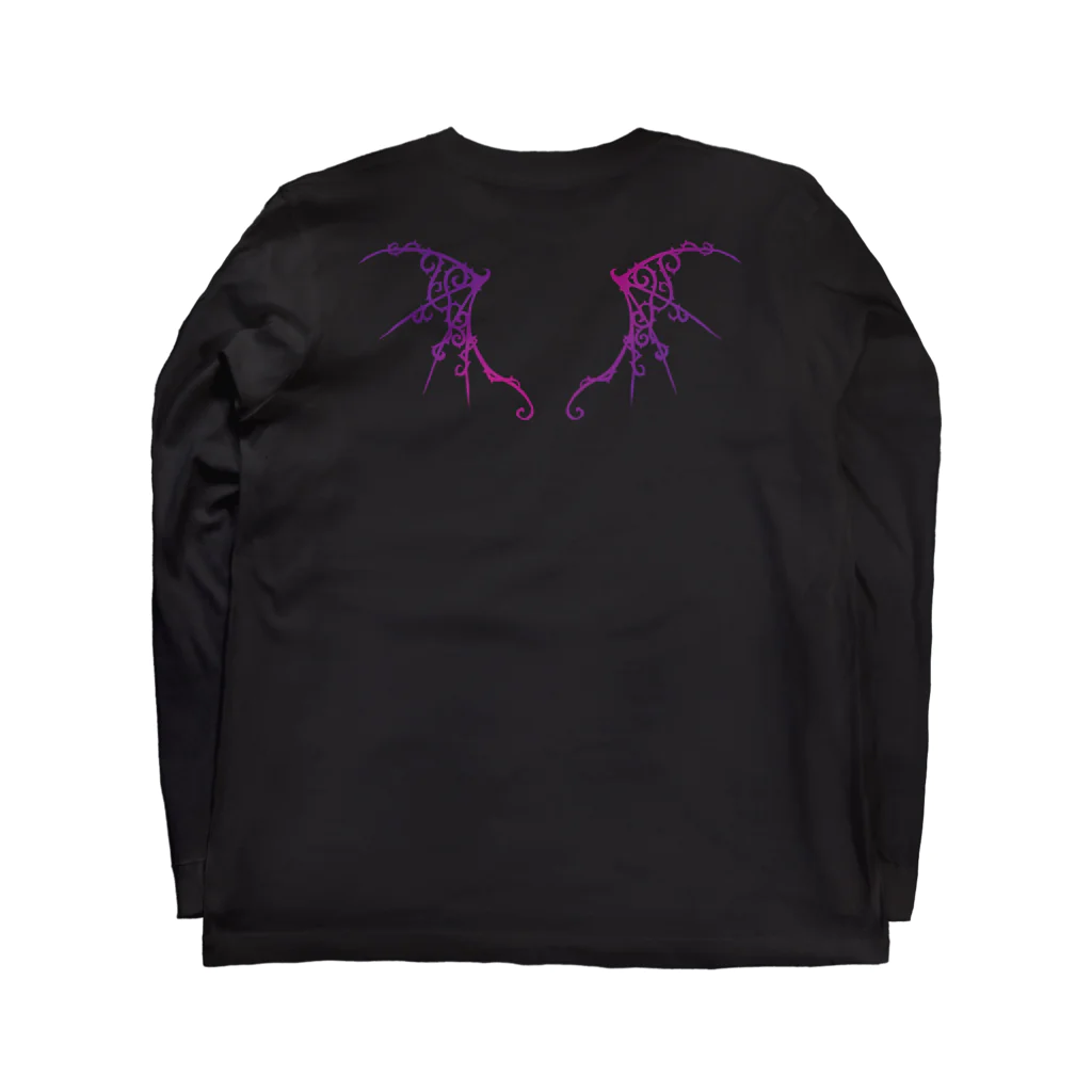 みあまゆあの悪魔ローズ・翼 Long Sleeve T-Shirt :back