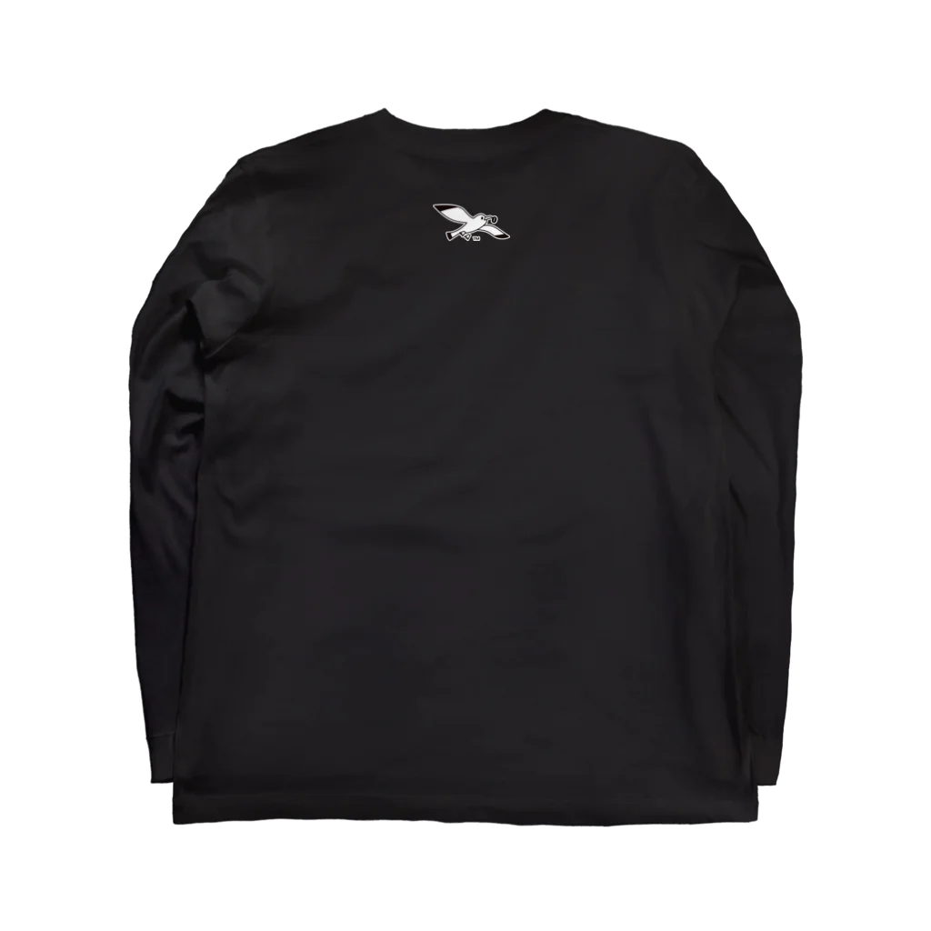 カモメロースタリ東京 Design Goods suzuri店☕️🐤のコーヒーイベントスタッフ用 Long Sleeve T-Shirt :back