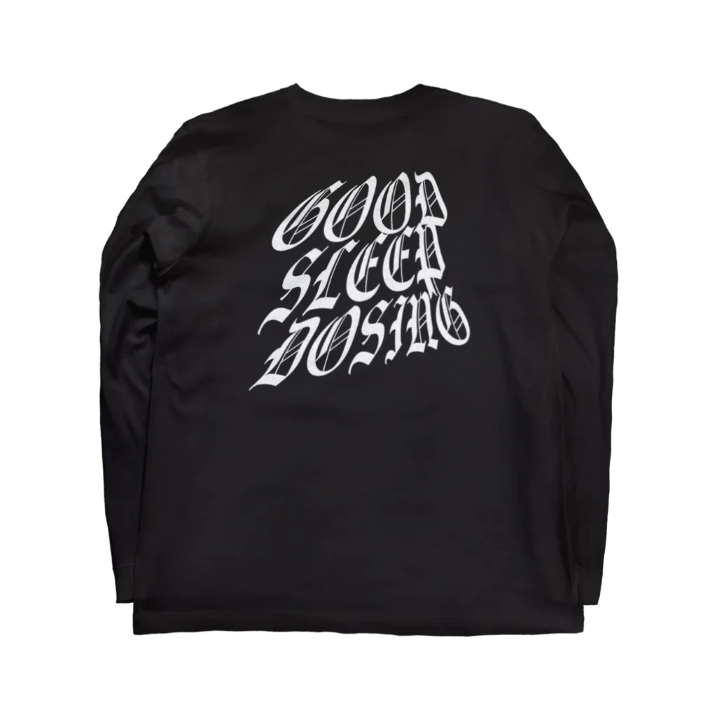 合法マリファナラーメンニキ(KATO JACKSON)のGOOD SLEEP DOSING ロングスリーブTシャツの裏面