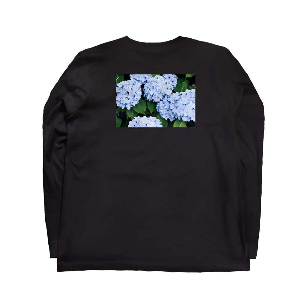 い　ぬ　𓍯の紫陽花 Long Sleeve T-Shirt :back