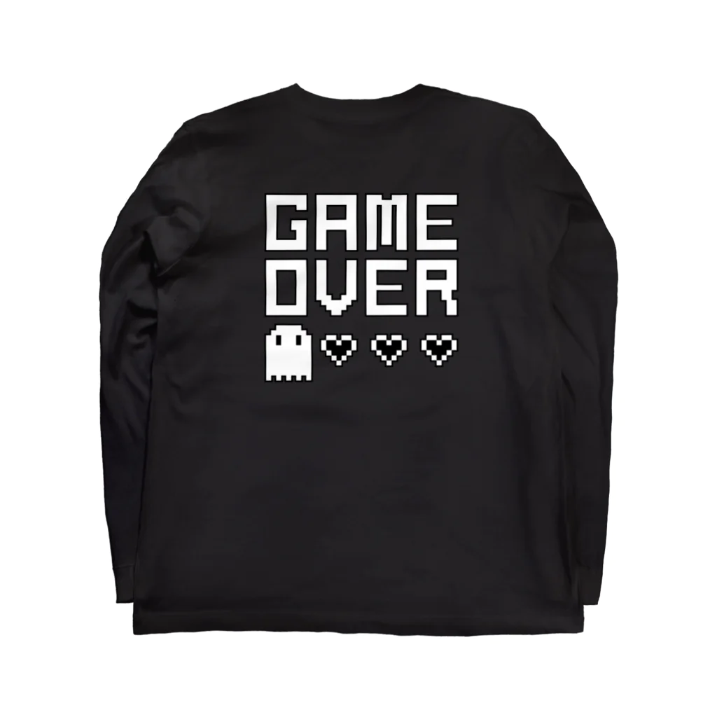 Anzu_ShopのGAMEOVER.GHOST Long Sleeve T-Shirt :back