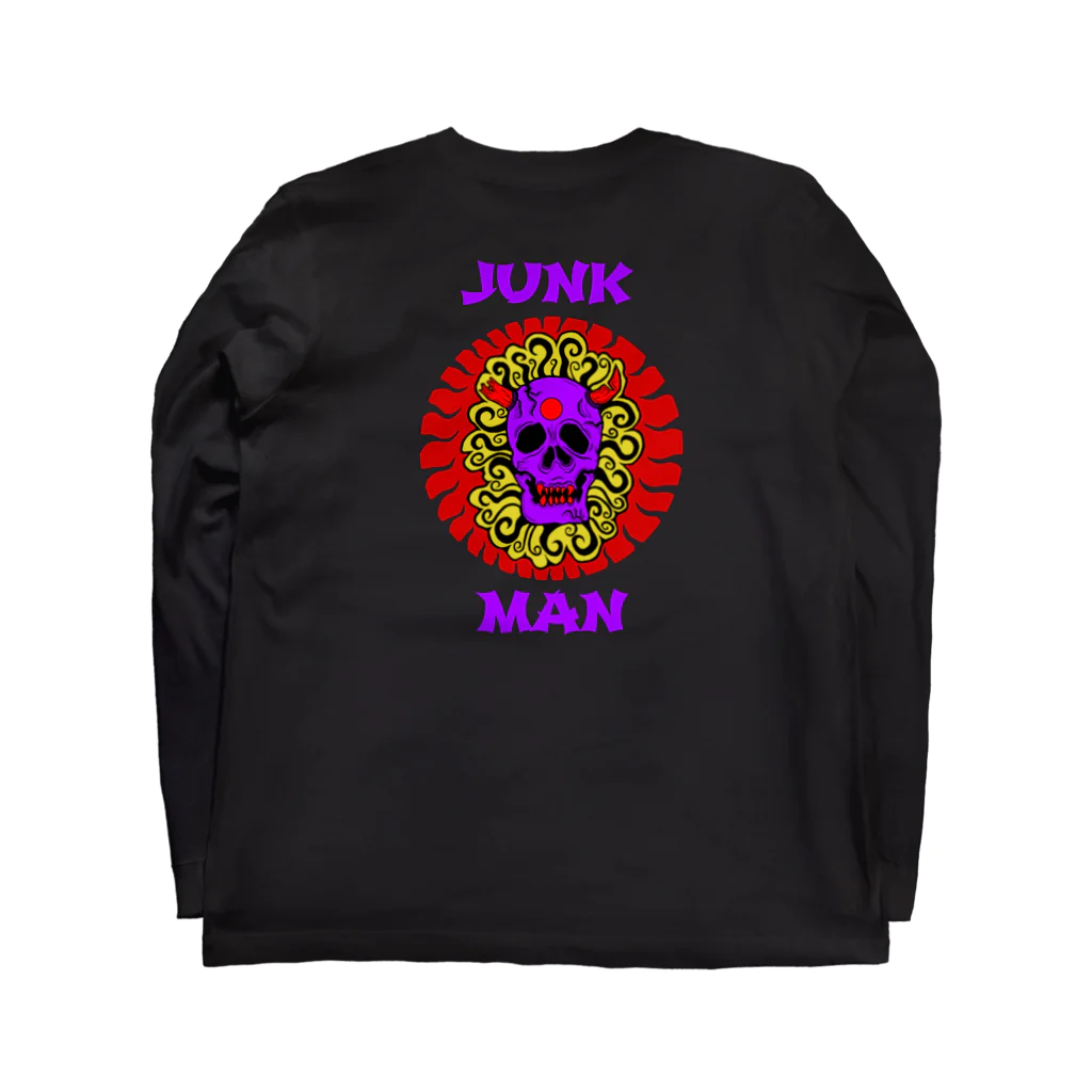 JUNK MANの邪念(ブラック ロングスリーブTシャツの裏面