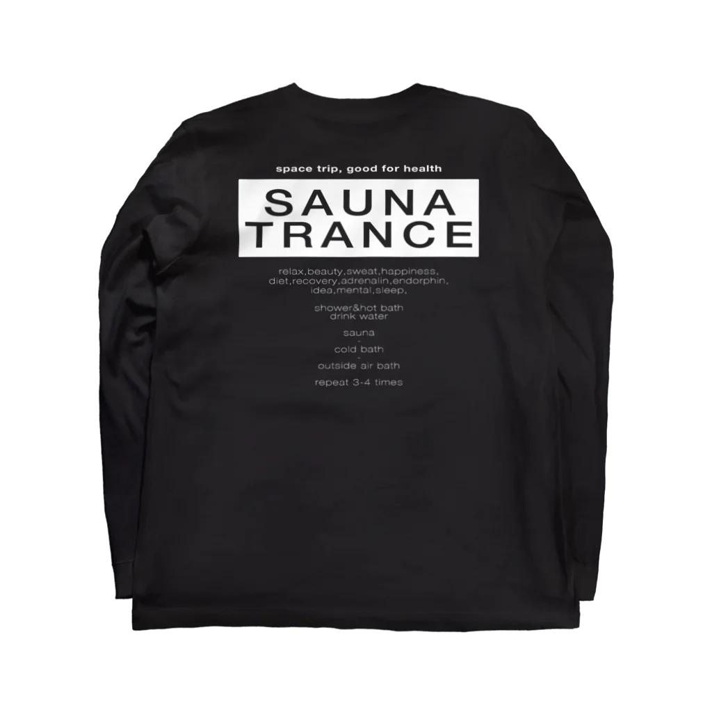  HUMAN ERRORのSAUNA TRANCE #4 ロングスリーブTシャツの裏面