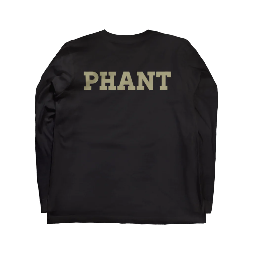 PHANT-ﾌｧﾝﾄ-のウルフ/金字 ロングスリーブTシャツの裏面