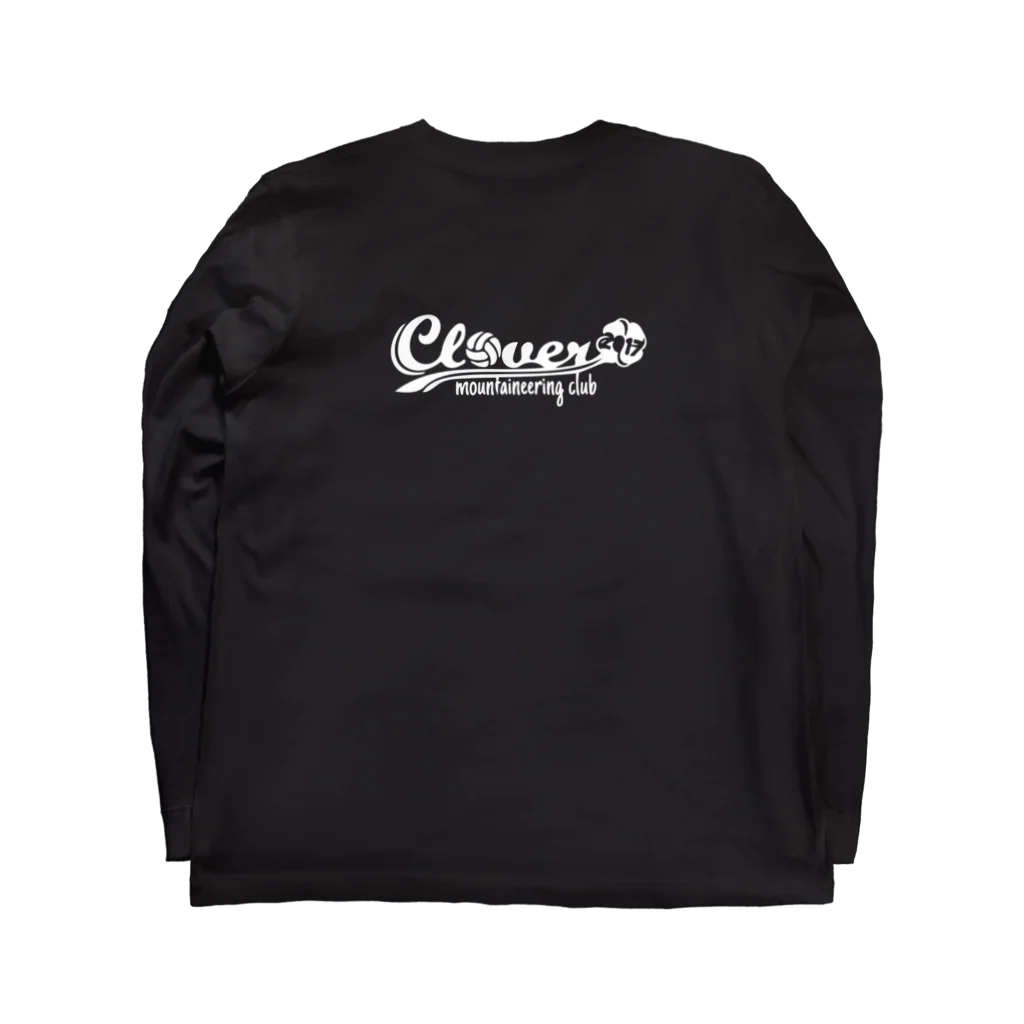 CloverのClover登山部用 ロングスリーブTシャツの裏面