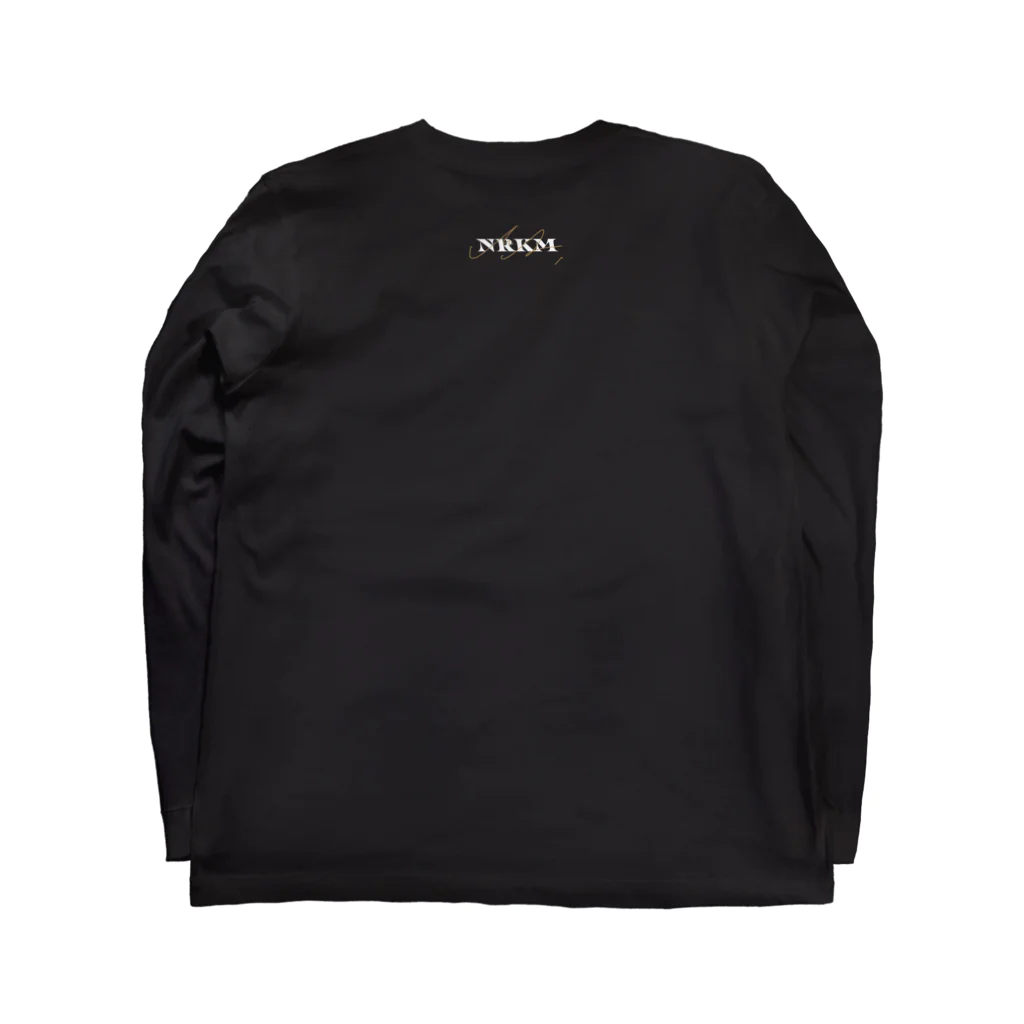 WolphTypeのChrome Meta Blanc » Narukami Long Sleeve T-Shirt :back