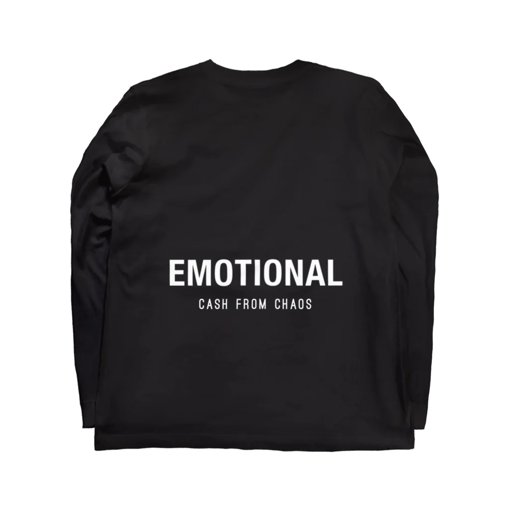 社会不適合制服の背面　EMOTIONAL CASH from CHAOS ロングスリーブTシャツの裏面