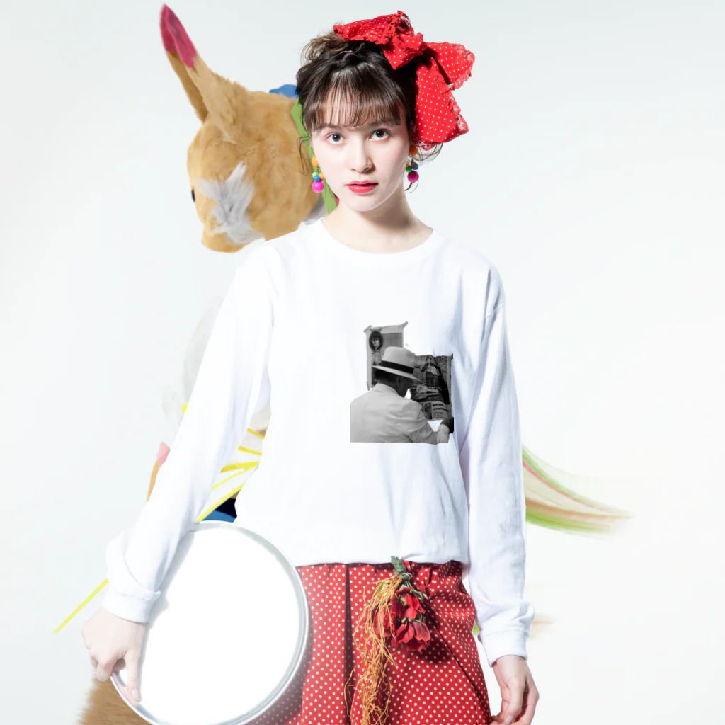 soi hẻm rojiのposter Long Sleeve T-Shirt :model wear (front)