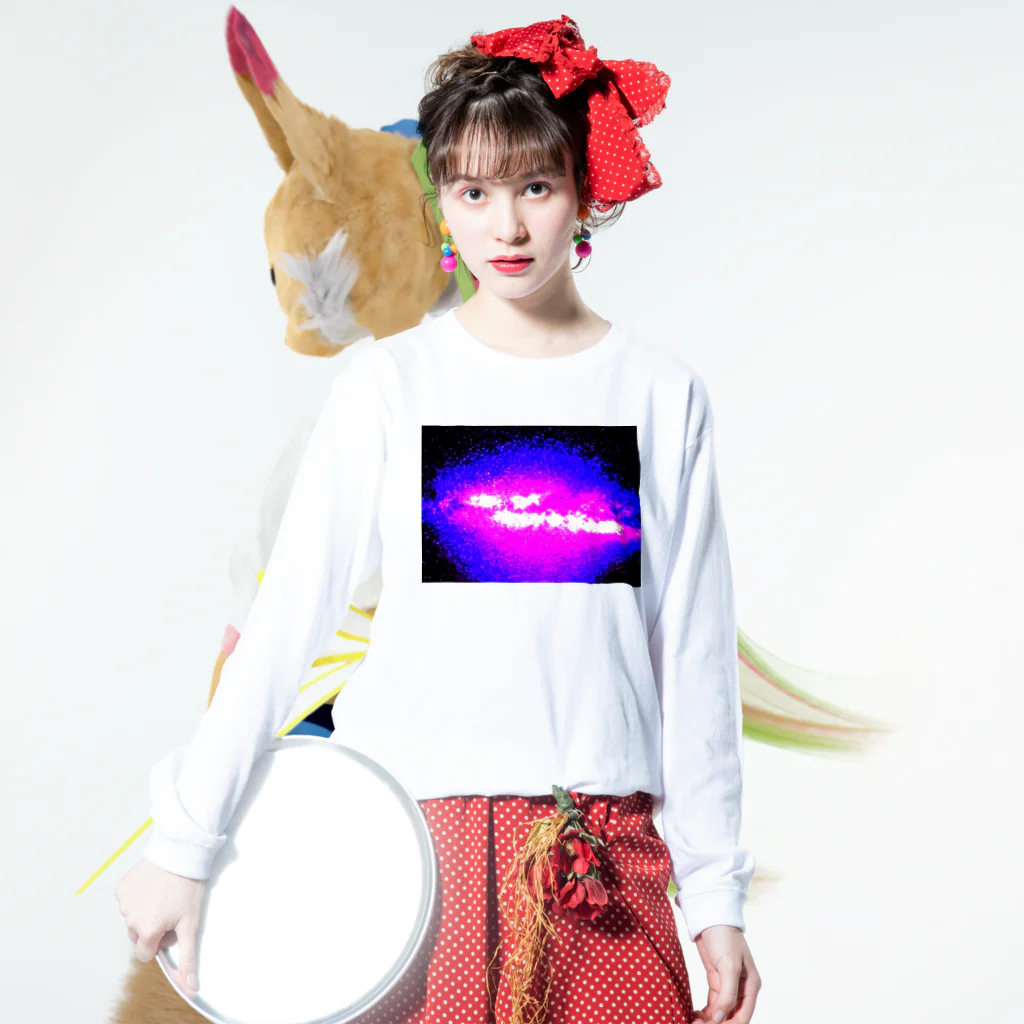 FC2Loveの宇宙 Long Sleeve T-Shirt :model wear (front)