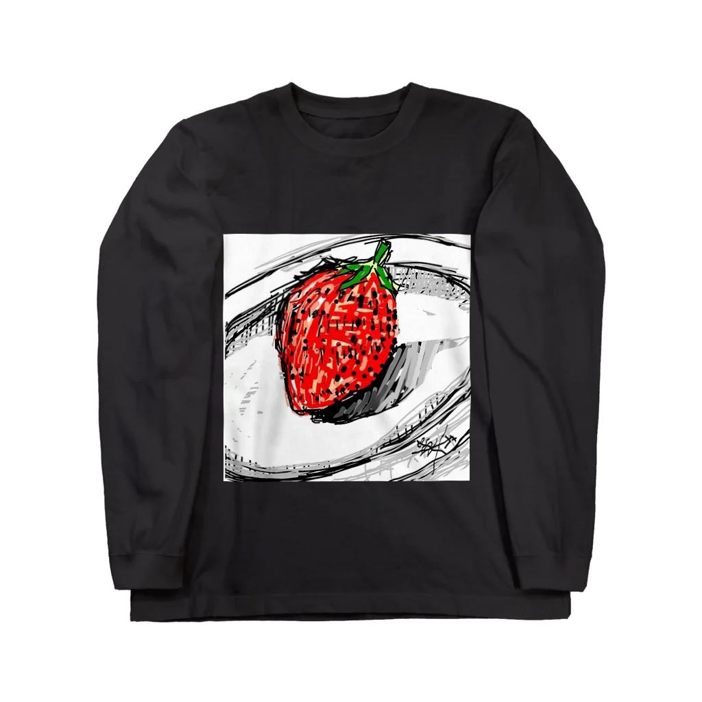 Kaedeのstrawberry ロングスリーブTシャツ