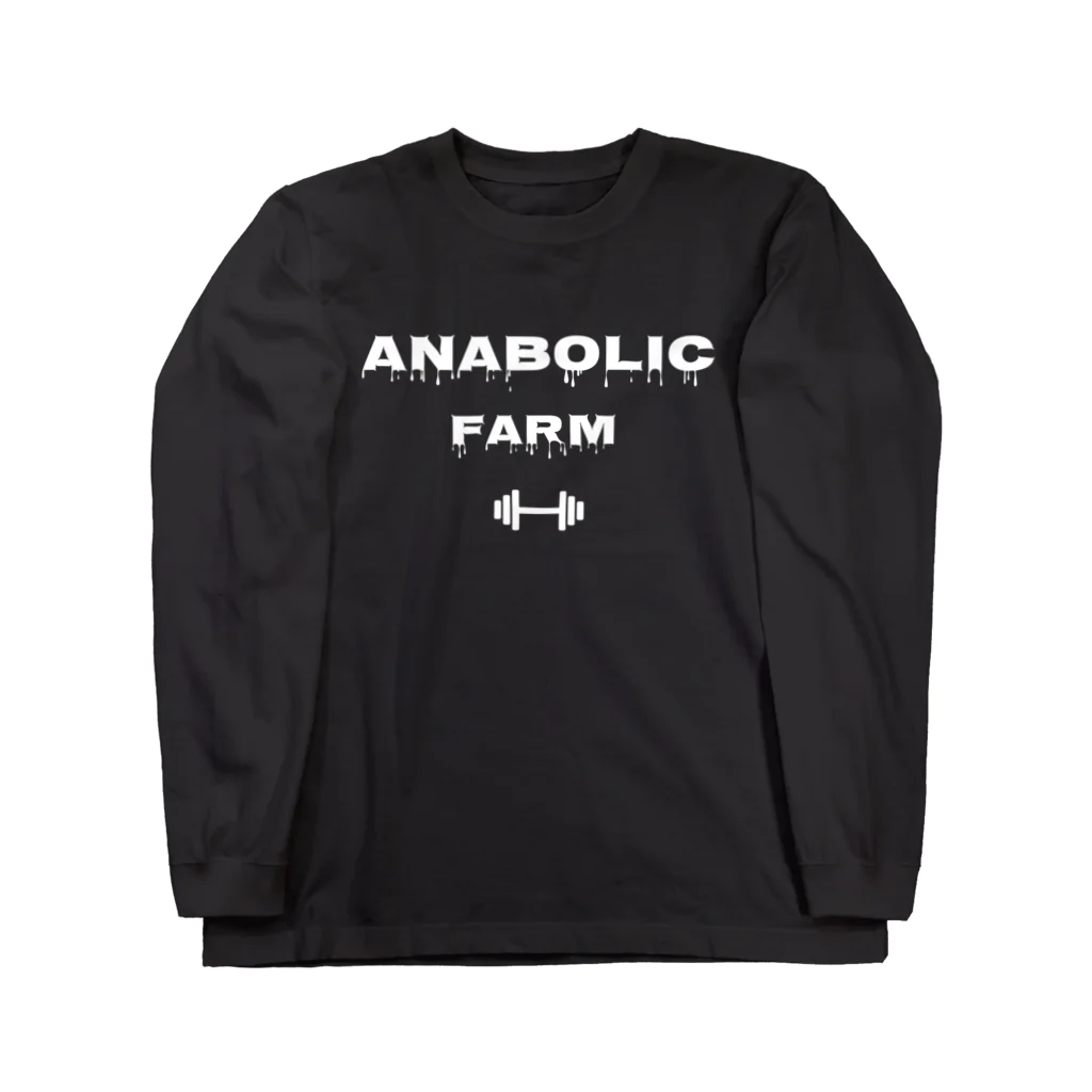 ANABOLIC FARM WEARのANABOLIC FARM（白ロゴ） ロングスリーブTシャツ