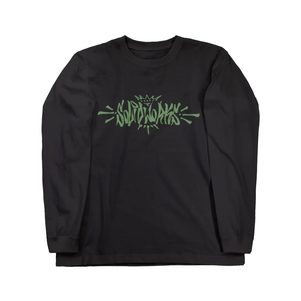 KENNY a.k.a. Neks1のSOLID WORKS CALI LEAF GREEN Long Sleeve T-Shirt