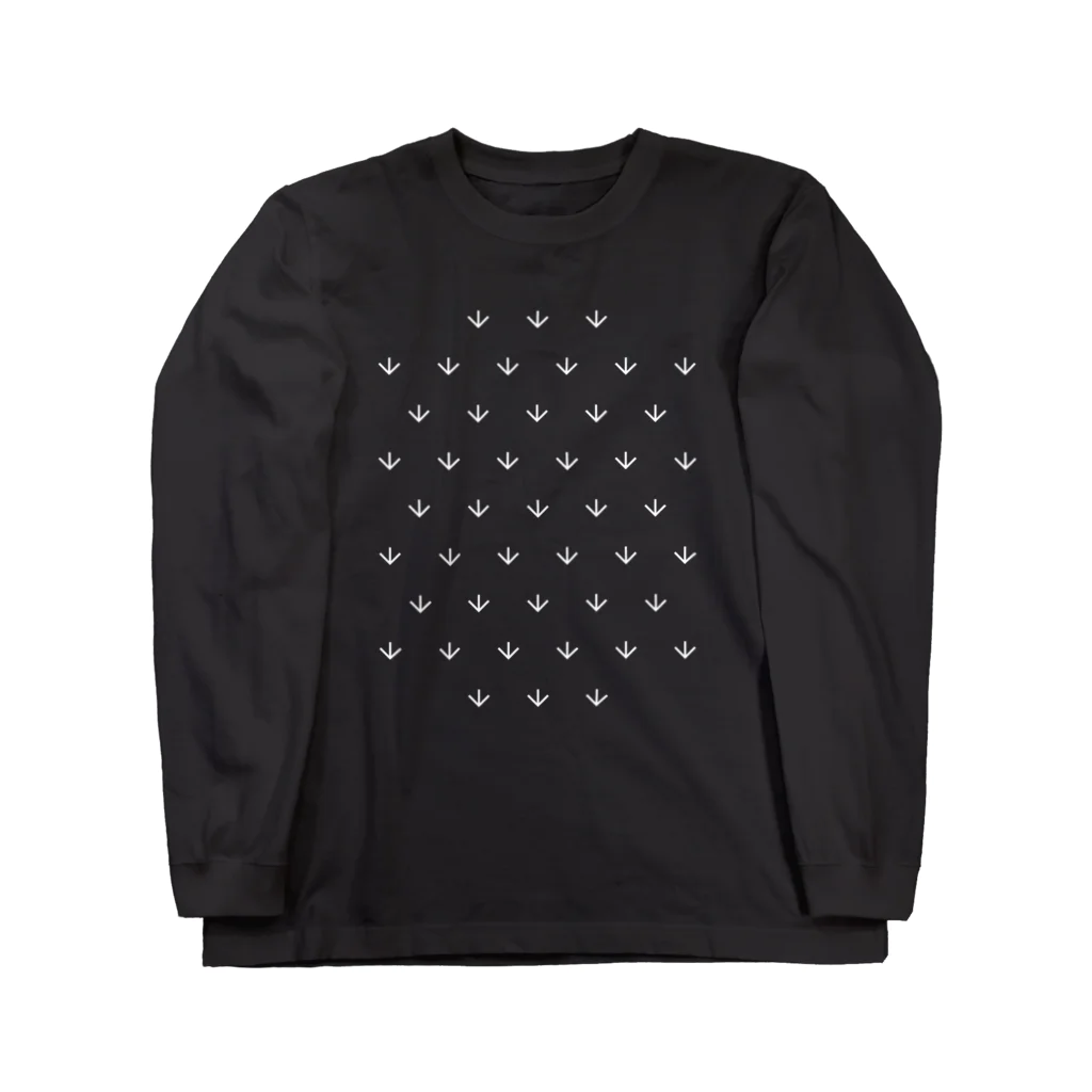 ICOMPO SHOPの地図記号「ハイマツ地」 Long Sleeve T-Shirt