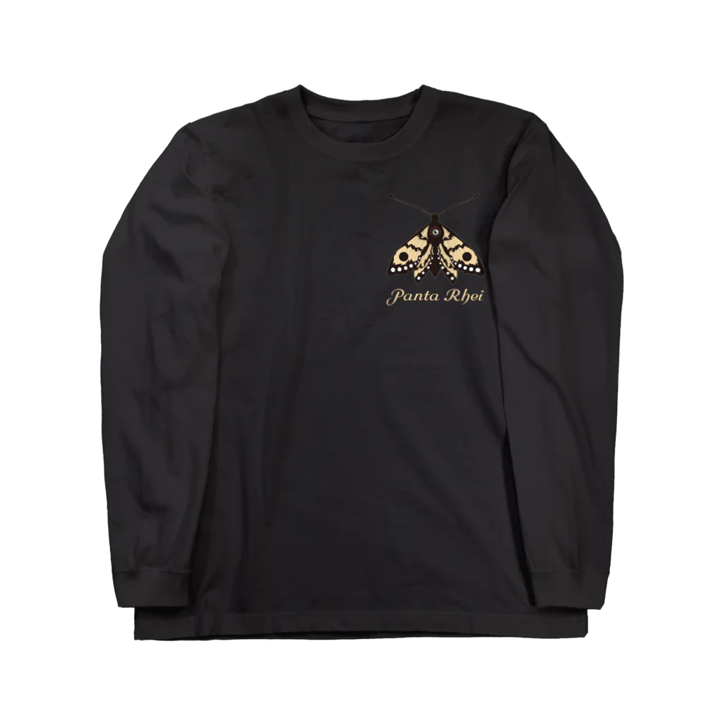 Panta Rehiのロングスリープ　黒地 Long Sleeve T-Shirt