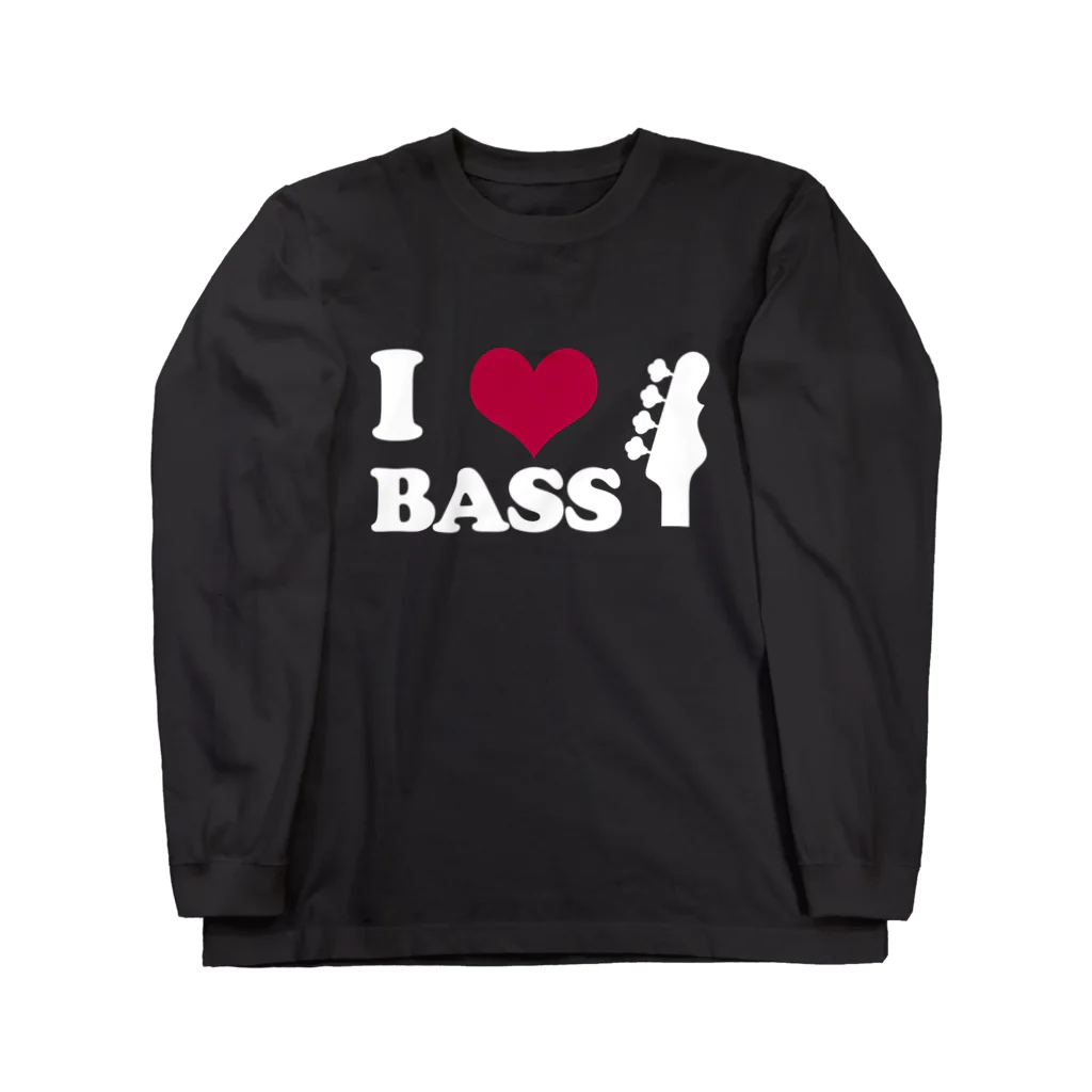 I LOVE BASS SHOPのI LOVE BASS（Ｗ） ロングスリーブTシャツ