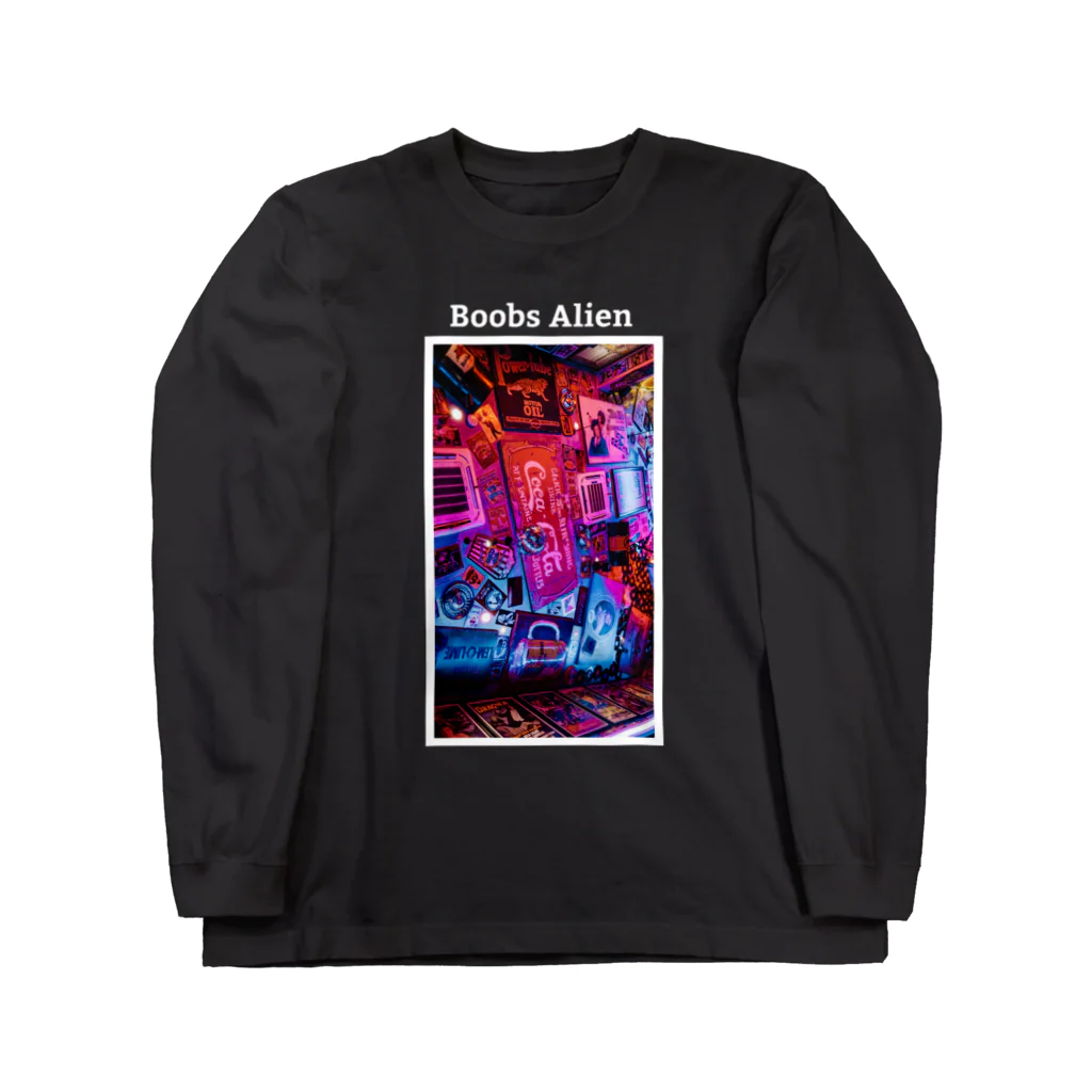 ブーブスエイリアンの夜夜夜 Long Sleeve T-Shirt