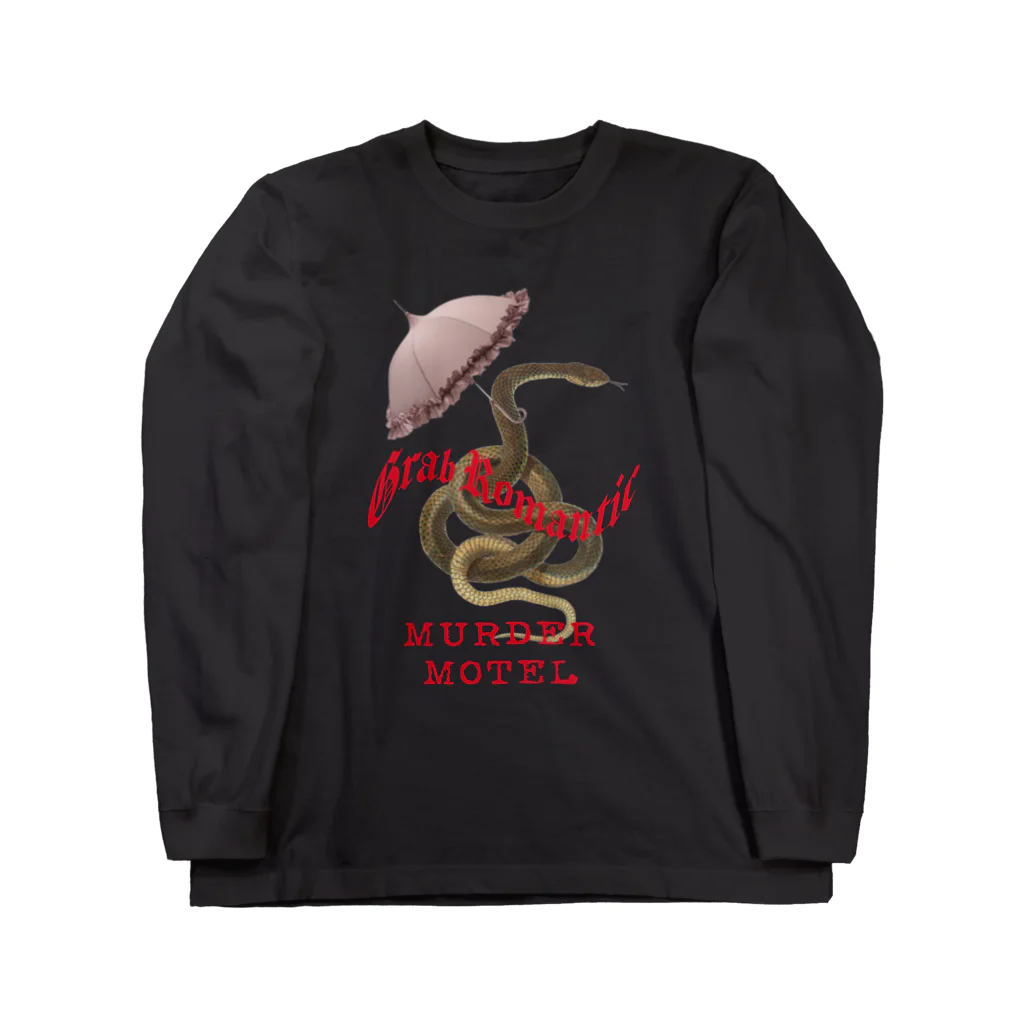 ジョージーナ春のMURDER MOTEL,snake ロングスリーブTシャツ