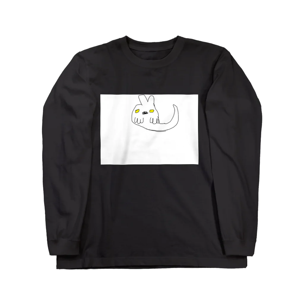 アパレル雑貨ショップ「LEOPRRDBOY（レオパードボーイ）」の「うさ耳お化け長袖Ｔシャツ」 Long Sleeve T-Shirt