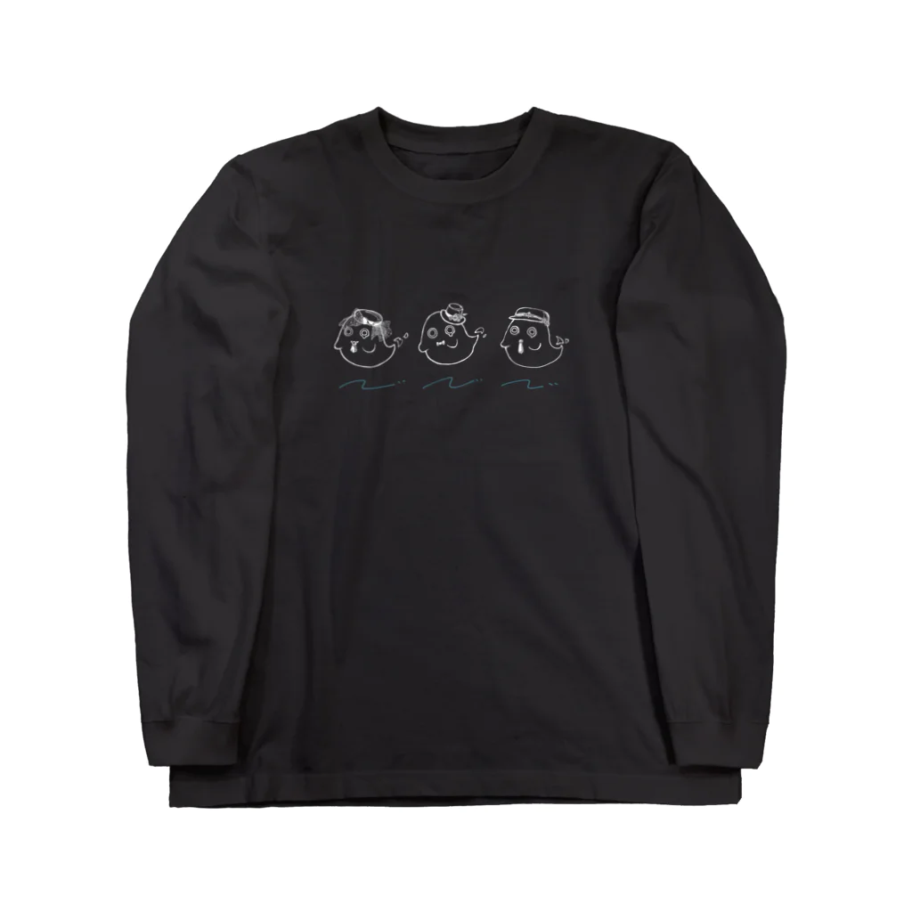 しろさきのおめかしゆうれい(白い線) Long Sleeve T-Shirt