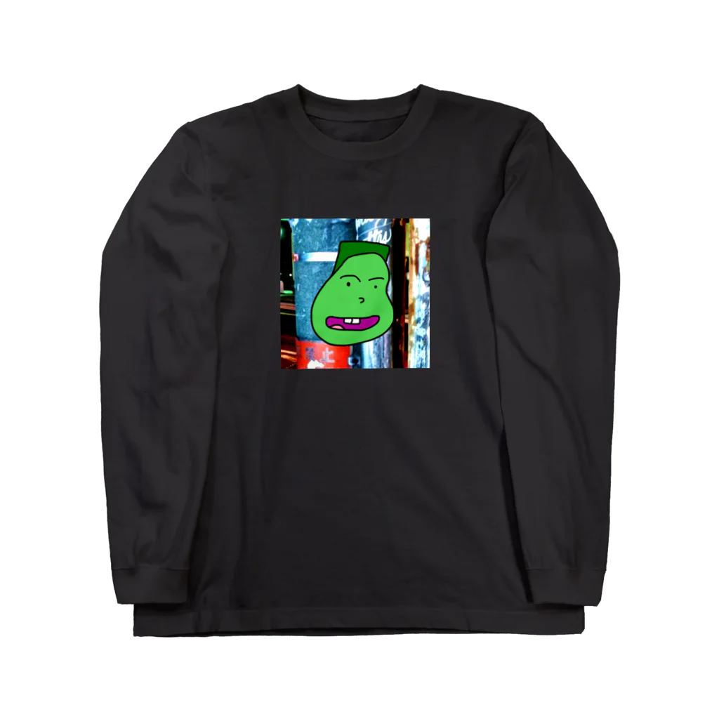 kyobo_penguinのGREEN MAN Long Sleeve T-Shirt