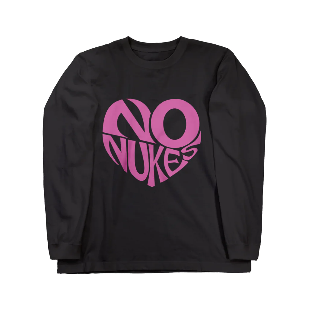 Chou InoのNO NUKES HEART ロングスリーブTシャツ