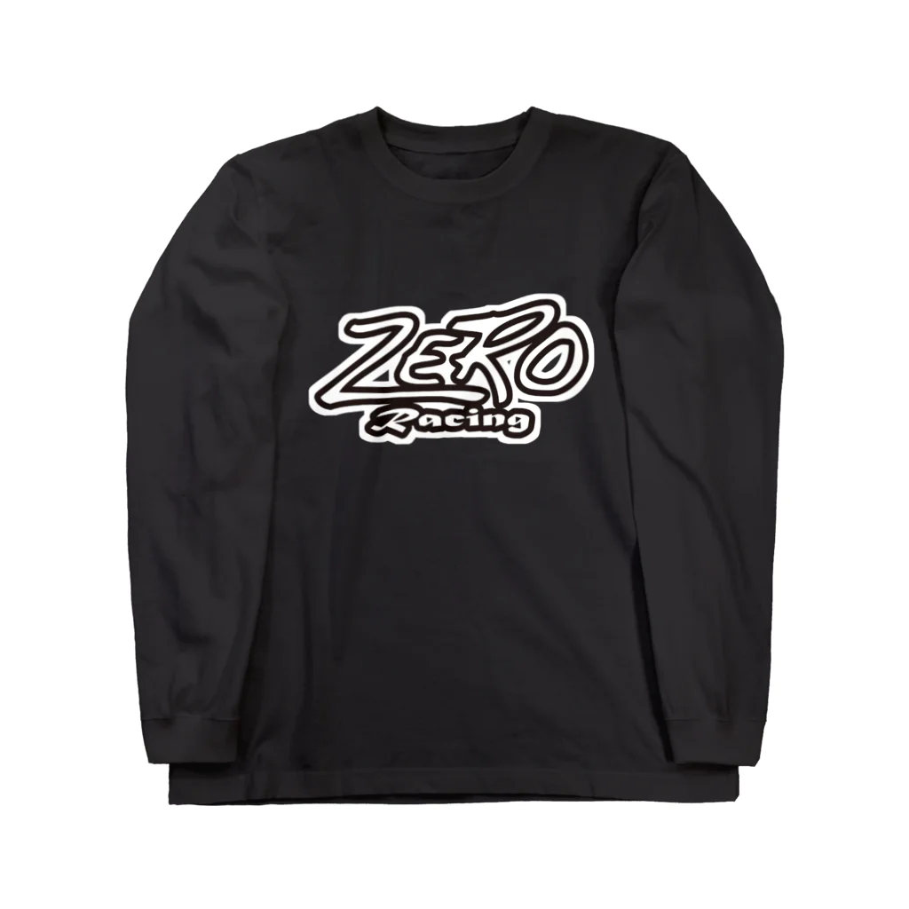 ゼロレーシングショップのZEROロゴ Long Sleeve T-Shirt