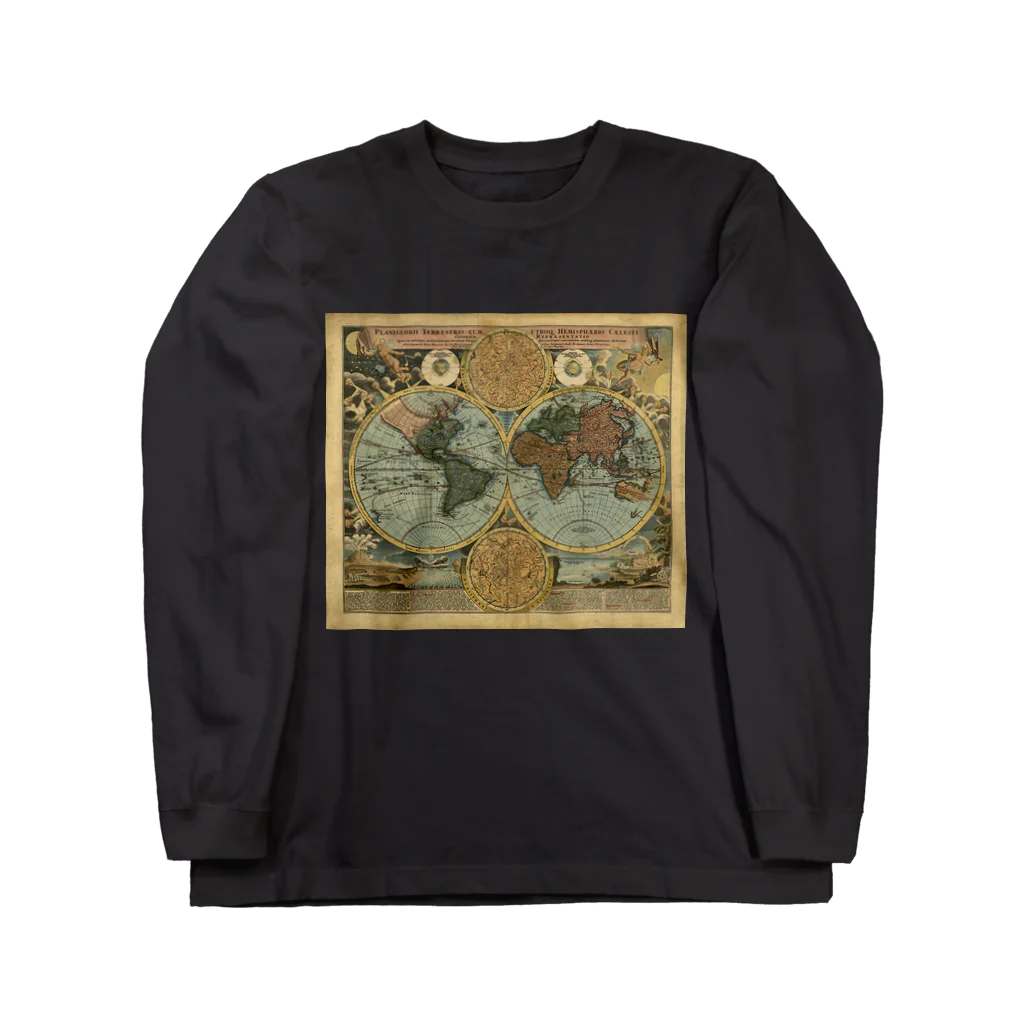 せれさのせかいのアンティーク地図 Long Sleeve T-Shirt