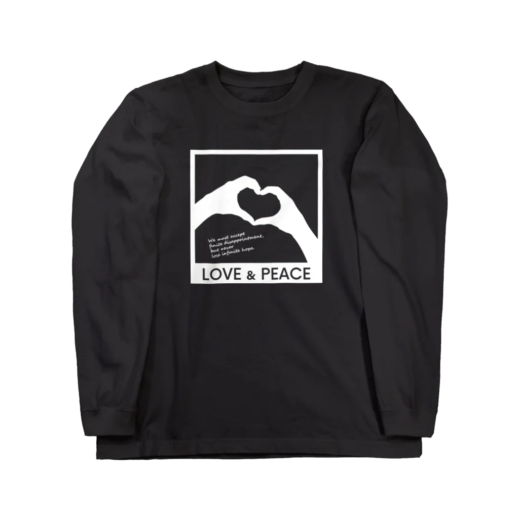 アージーのLOVE and PEACE Long Sleeve T-Shirt