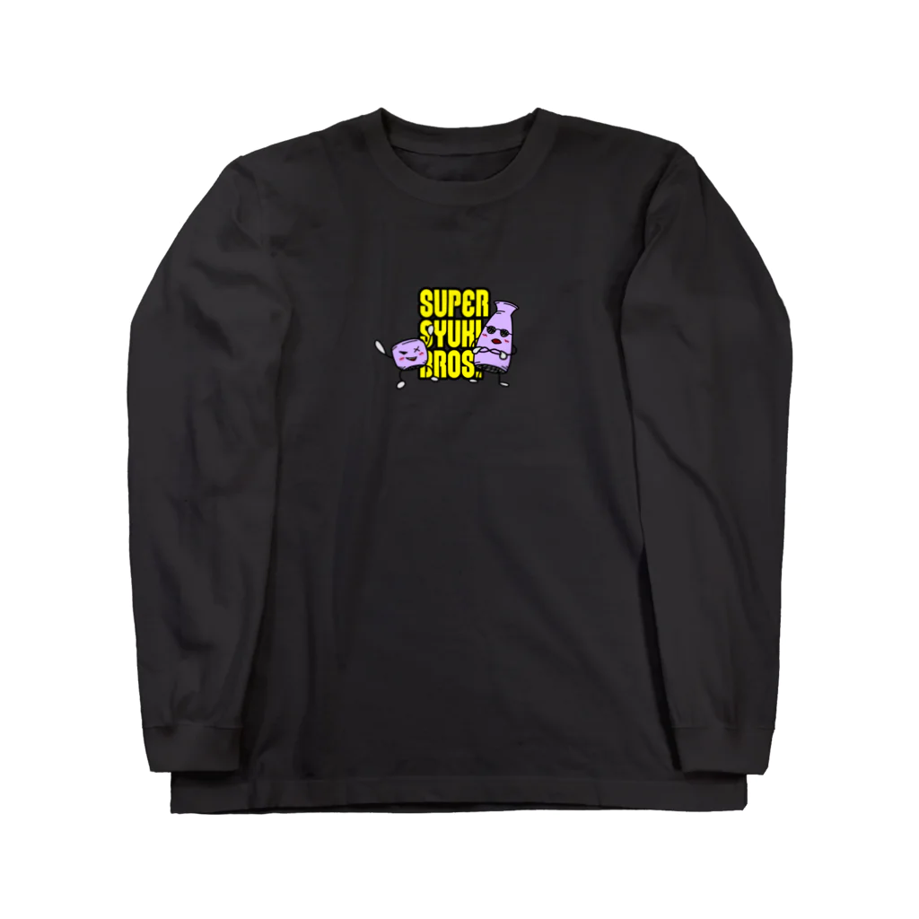 SAKEKASUのSUPER SYUKI BROS. Long Sleeve T-Shirt