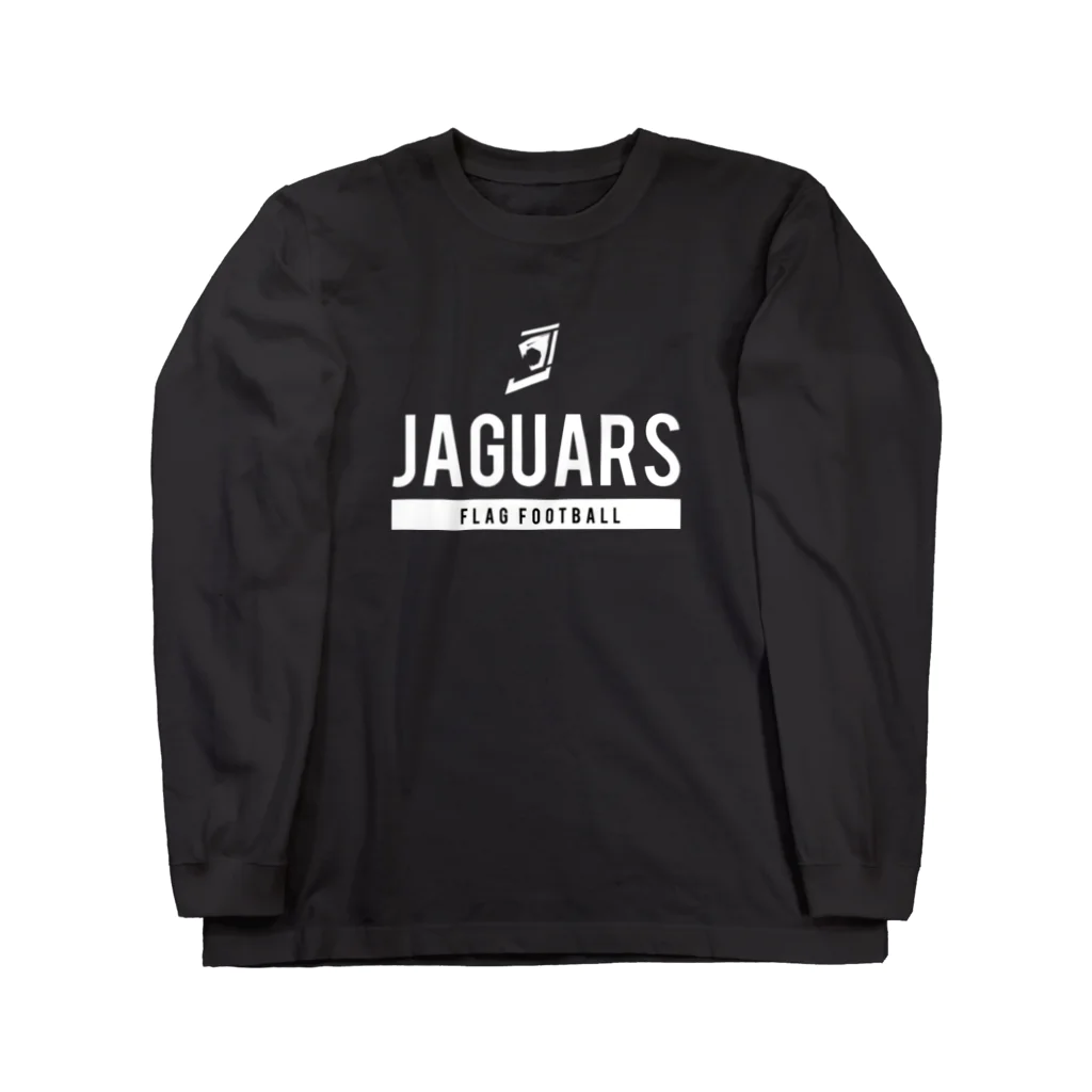 JAGUARS_flagfooballの文字ロゴ ロングスリーブTシャツ