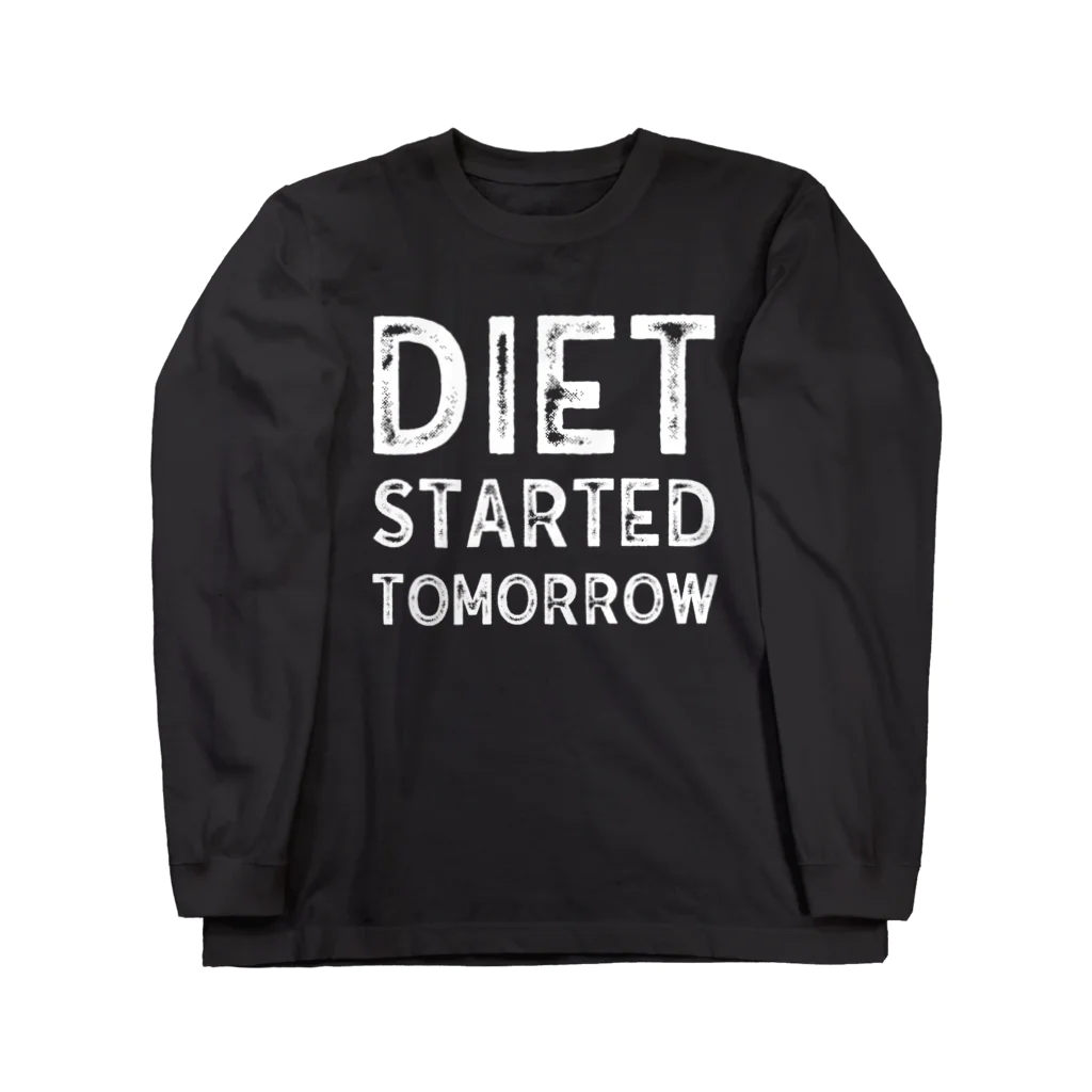 Diet LabのDiet started tomorrow Long Sleeve T-Shirt