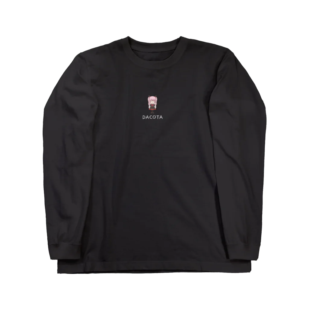 Team DACOTAのNo.022 えむ【白ロゴ】 Long Sleeve T-Shirt