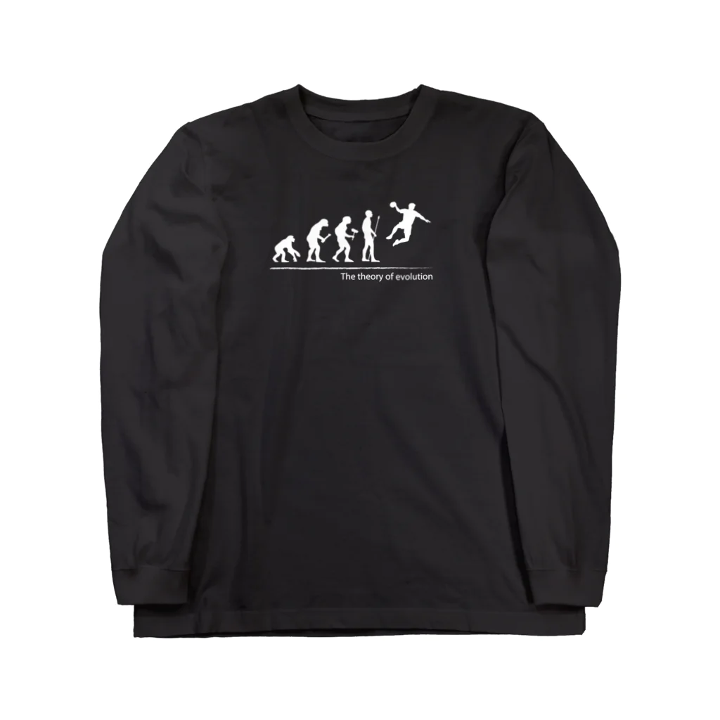 MSD2006のThe theory of evolution(ハンドボール) Long Sleeve T-Shirt